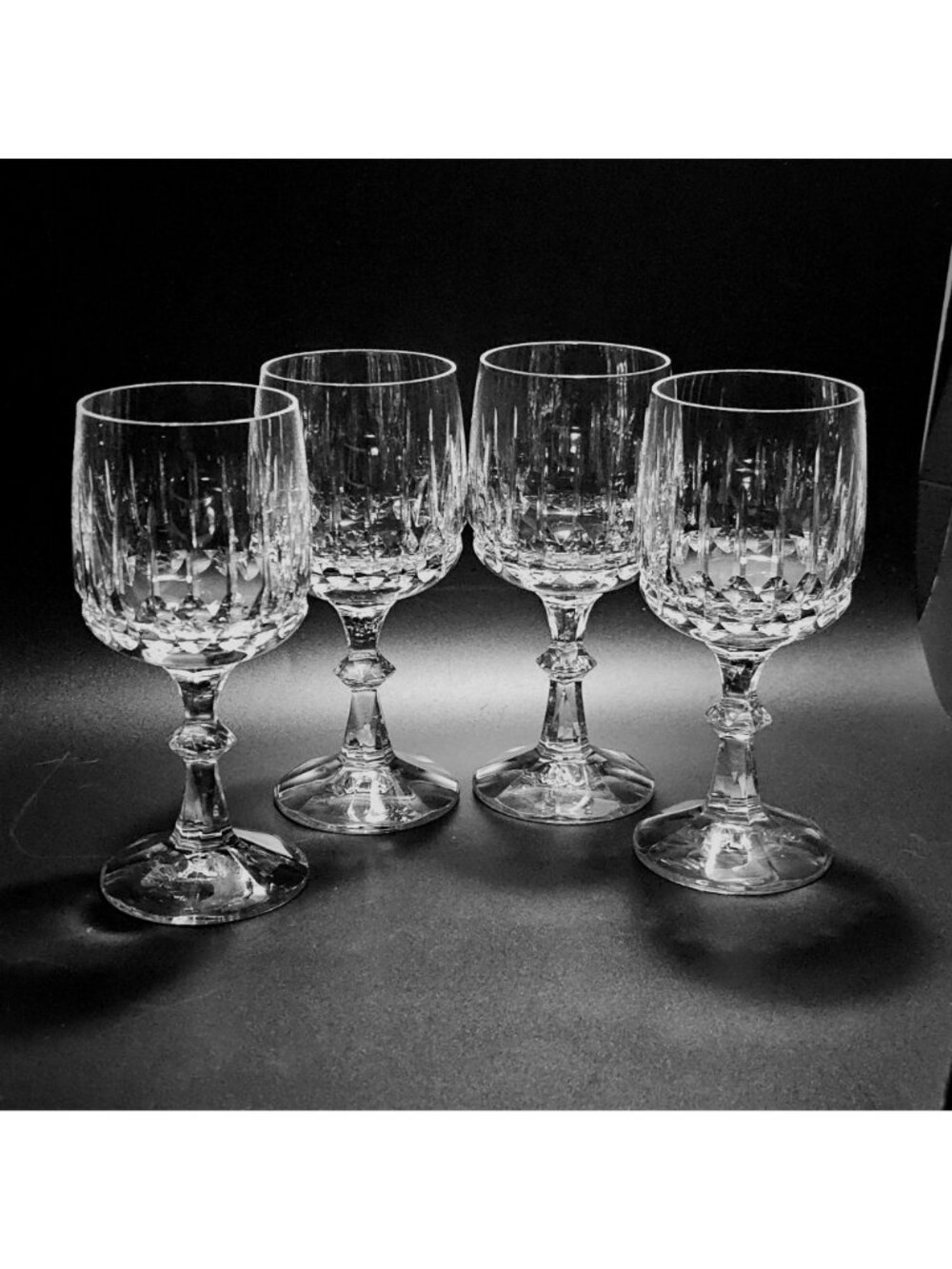 4 Schott Zwiesel Tango Wine Glasses 6.25" fine crystal quality cut glass glasswa - Picture 3 of 5
